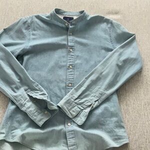 Scotch & Soda Men’s Stand Up Collar Shirt